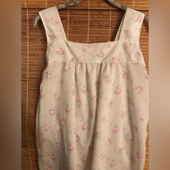 Vintage Ballet Summer Matching 2 Piece Nightgown and House Coat No Size Tag - Picture 6 of 7